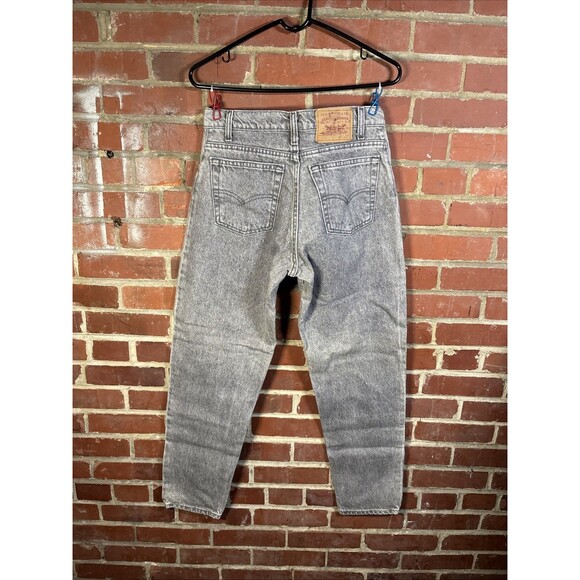 Vintage 90s Levi's 550 USA Made Grey Acid Stone Wash Cut Tag W31 L30, Real 31x30 - Picture 1 of 8